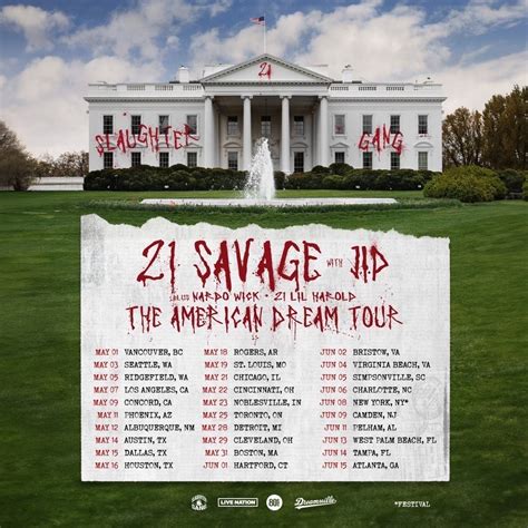 21 Savage Concert & Tour History (Updated for 2024) | Concert Archives