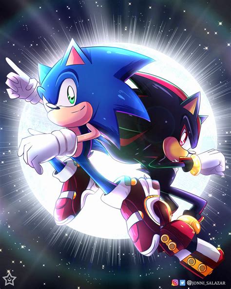 Sonic And Shadow Fan Art ( Sonic Adventure 2 ) : r/SonicTheHedgehog