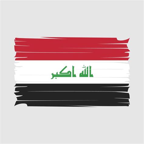 Iraq Flag Vector 20166887 Vector Art at Vecteezy