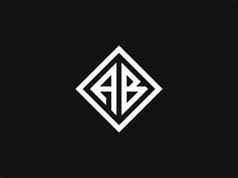 AB Monogram Logo by Sabuj Ali on Dribbble