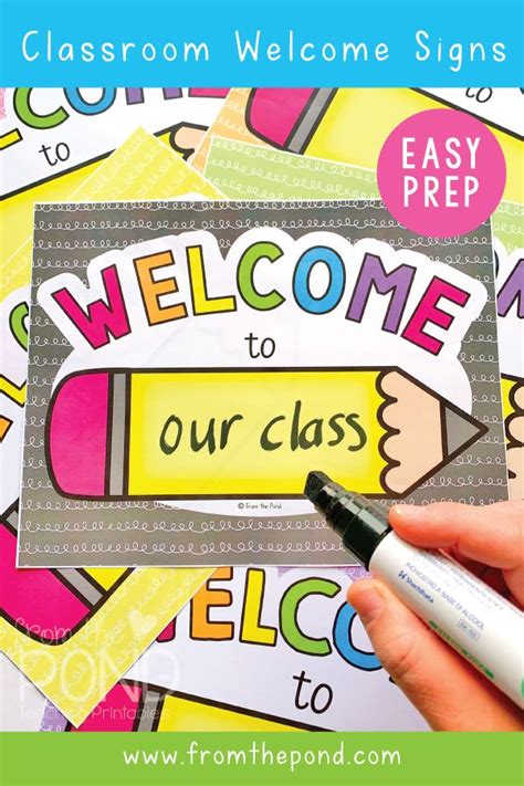 Classroom Welcome Signs | Classroom welcome, Welcome to preschool ...