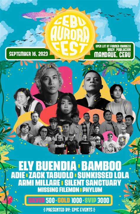 Get Ready to be Enchanted: Cebu Aurora Music Festival Promises To Be ...