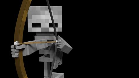 Skeleton Minecraft Wallpaper