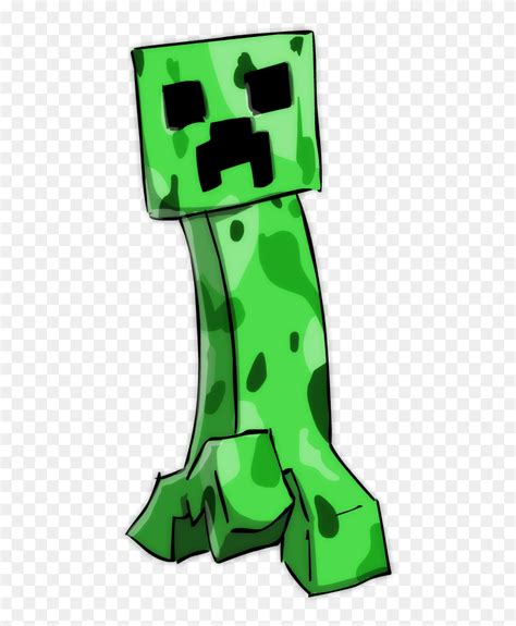 Minecraft Creeper By Sticko Kun D5ruh24 - Minecraft Creeper Cartoon Png ...