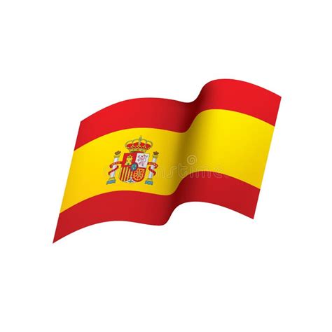 Spain Flag, Vector Illustration Stock Vector - Illustration of object ...