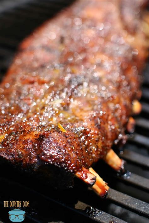 How to (Gas) Grill The Best Pork Ribs - Easy Method - The Country Cook