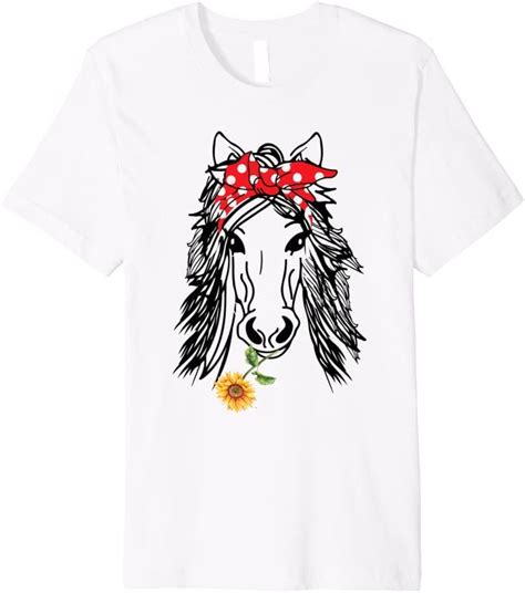 Horse Bandana Head Band for Horseback Riding Horse Lovers Premium T ...