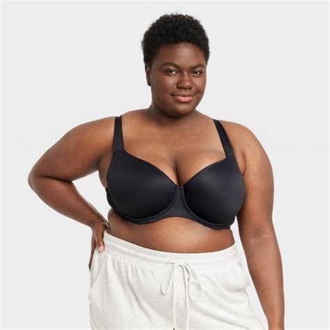 Women's Unlined Bra - Auden™ Black 48ddd : Target