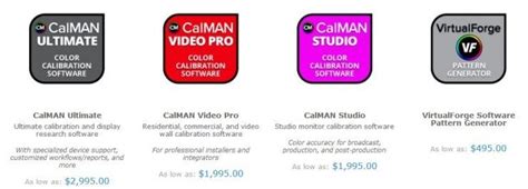 CalMAN 2019 Color Calibration Solutions Released