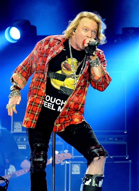 Axl Rose of AC/DC performs at Etihad Stadium on June 9, 2016 in ...