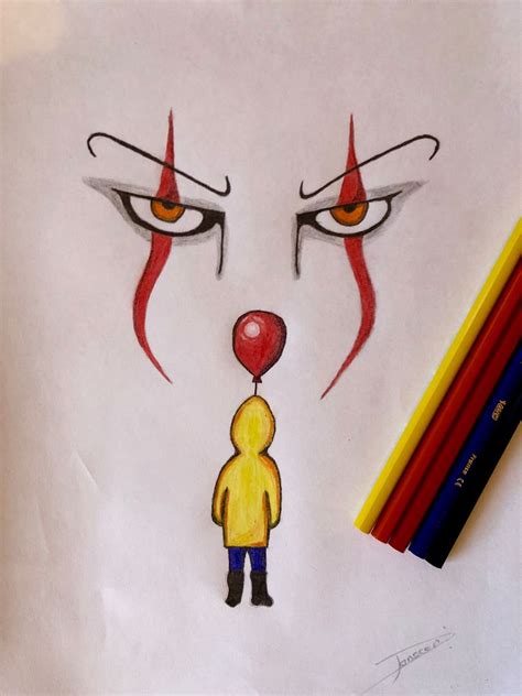 How To Draw Pennywise Step By Step This step by step female head and ...