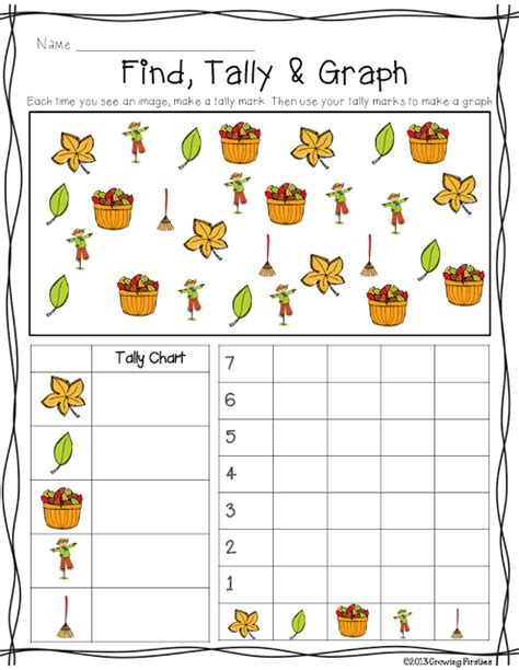 Tally Marks Bar Graph Worksheets