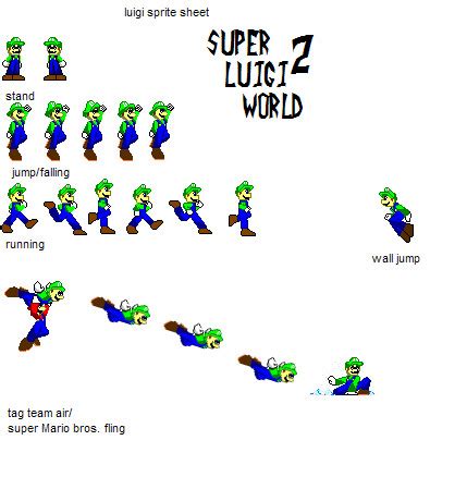 Luigi sprite sheet by ckneeland97 on deviantART