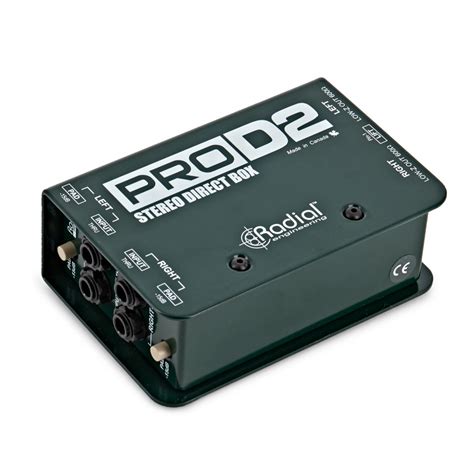 Radial ProD2 Stereo Passive DI Box at Gear4music