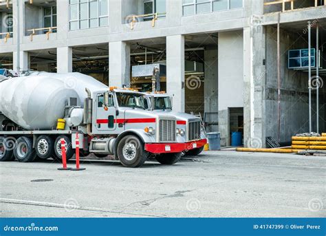 Cement Trucks Loading Royalty-Free Stock Photography | CartoonDealer ...