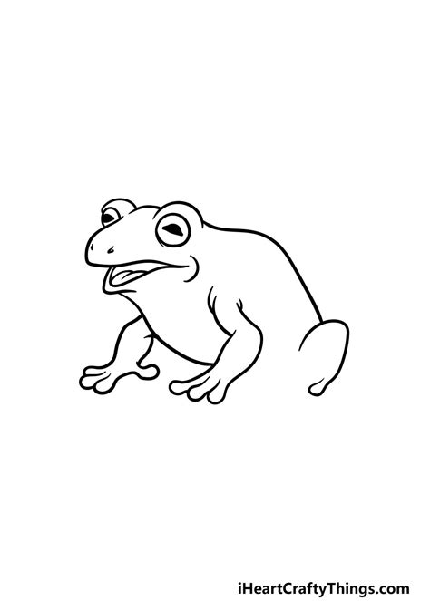 How To Draw A Toad Step By Step For Kids