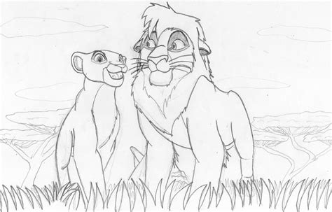 lion king II - Kovu & Kiara Fan Art (34965026) - Fanpop