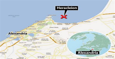 Heracleion Egypt Map