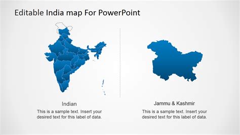 Editable India Map Template for PowerPoint - SlideModel