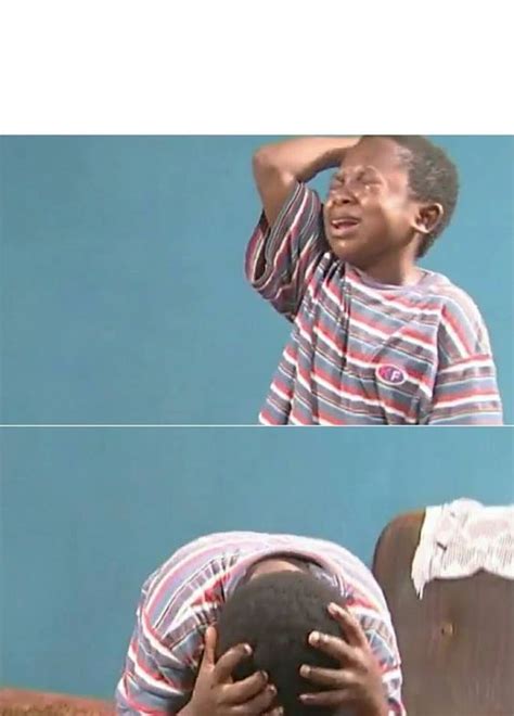 sad black kid Blank Template - Imgflip