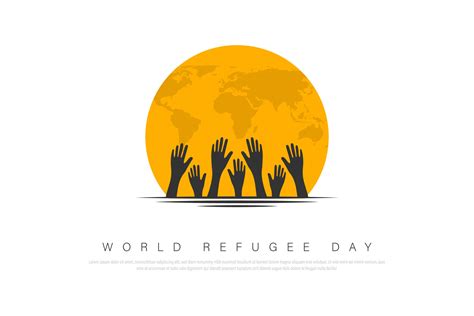 World Refugee Day, Vector illustration 24519797 Vector Art at Vecteezy