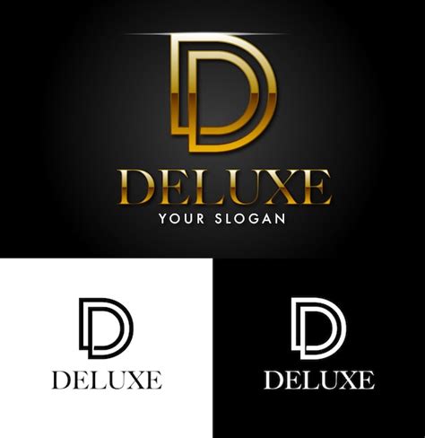 Premium Vector | Deluxe logo template