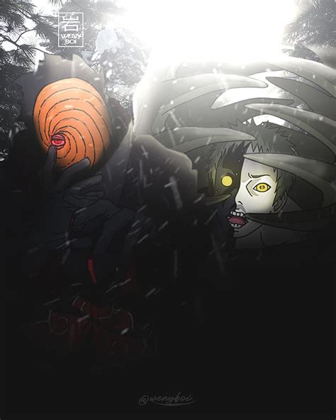 Zetsu x Tobi Obito, akatsuki, anime, forest, naruto, sharingan, uchiha ...