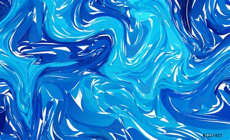 Marbled blue abstract background Liquid marble pattern Fluid colorful ...