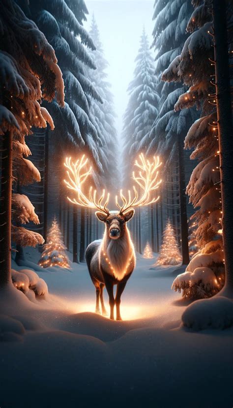 25 Reindeer Phone Wallpaper Backgrounds for Christmas (100% Free ...