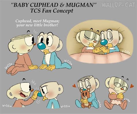 Baby Cuphead Meets Mugman, Your New Little Brother | Cartoon styles ...