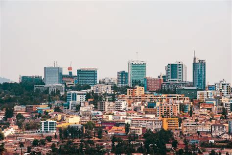 A View of the Kigali Skyline Taken from Gisozi Editorial Stock Photo ...