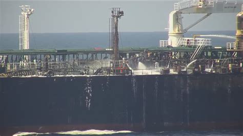 Indian Navy Helps Extinguish Fire On British Oil Tanker Marlin Luanda ...