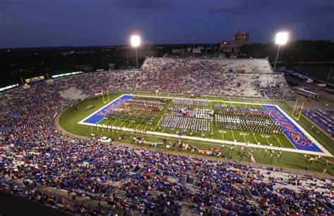 KU football to open under the lights at Memorial Stadium | News, Sports ...