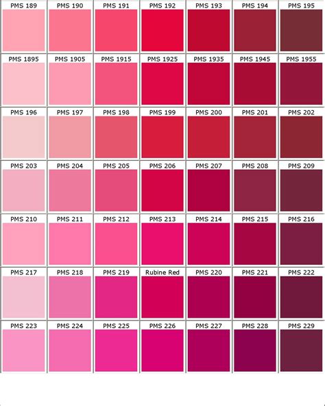 Color Chart – JM Trading Pvt. Ltd | Pink color chart, Pantone color ...