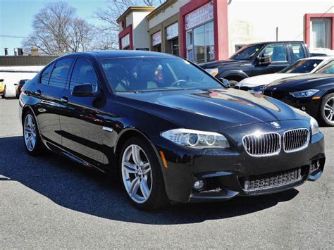 2013 BMW 5-SERIES 535I M SPORT PACKAGE 54468 Miles BLACK SEDAN 6 ...