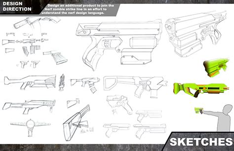 Nerf Gun Sketch at PaintingValley.com | Explore collection of Nerf Gun ...