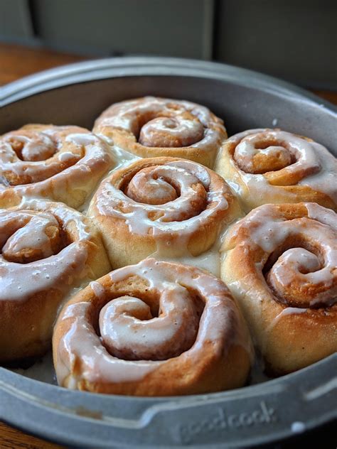 I made cinnamon rolls (from scratch) for the first time. : r/Baking