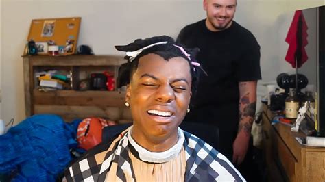 iShowSpeed CRIES After Barber Ruins His Hairline.. - YouTube