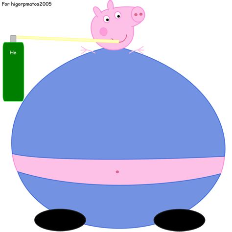 Peppa Pig: George inflated by dev-catscratch on DeviantArt