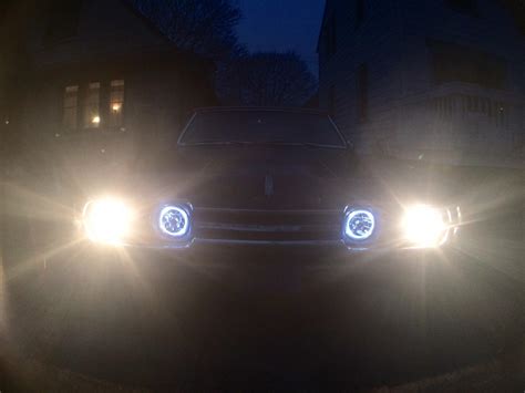 LED halo headlights