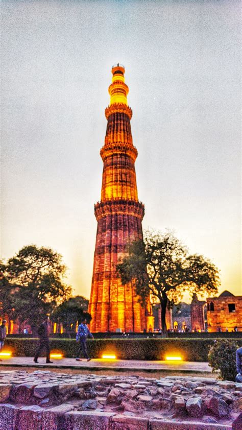 Night vision of Qutub Minar - PixaHive