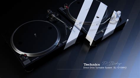 Technics SL 1210 MK2 CGI on Behance