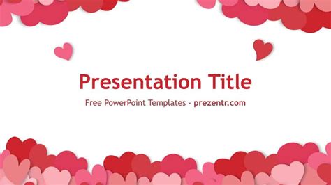 Free Happy Valentine's Day PowerPoint Template - Prezentr | Powerpoint ...