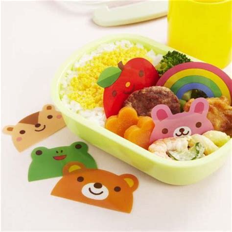 animal rainbow Baran divider sheets for Bento Box Lunch Box | Bento box ...