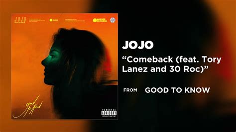 JoJo - Comeback (feat. Tory Lanez and 30 Roc) | Warner Records Chords ...