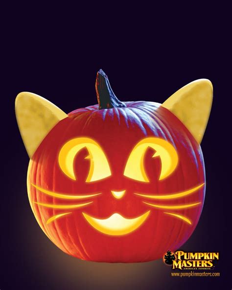 easy pumpkin carving ideas cat - Claude Preston