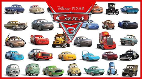 Disney Pixar Cars 3 All Characters Cars 2017 | Disney cars wallpaper ...