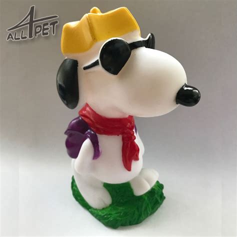 SNOOPY Dog Toys Squeaky Chew Rope Strong Rubber