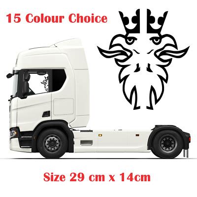 SCANIA (GRIFFIN) TRUCK Side Window Stickers x 2 Decal / Graphic, Van ...