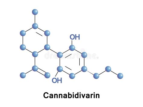 Cannabinoid Structure. Cannabidiol Molecular Structures, THC And CBD ...